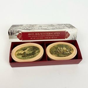 Vintage Avon 1876 Winterscapes “Special Occasion” Fragranced Soap Set
